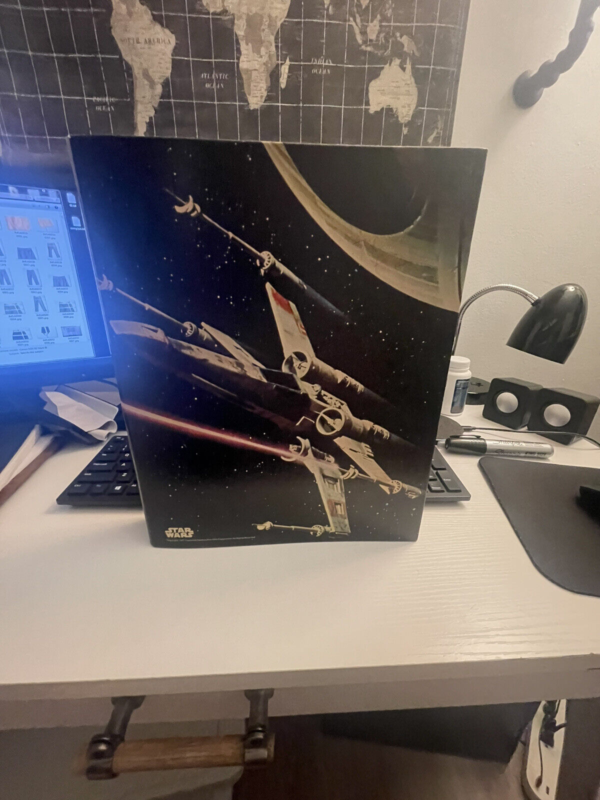 Rare Star Wars Folder / Collectible / Vintage / 70’s - 80’s / Fighter Jet