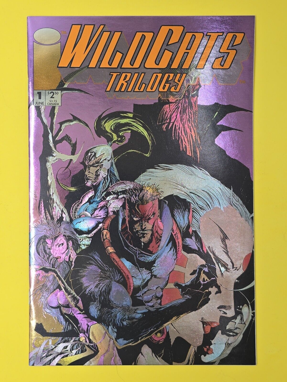 IMAGE COMICS WILDCATS TRILOGY # 1 FOIL COVER 1993