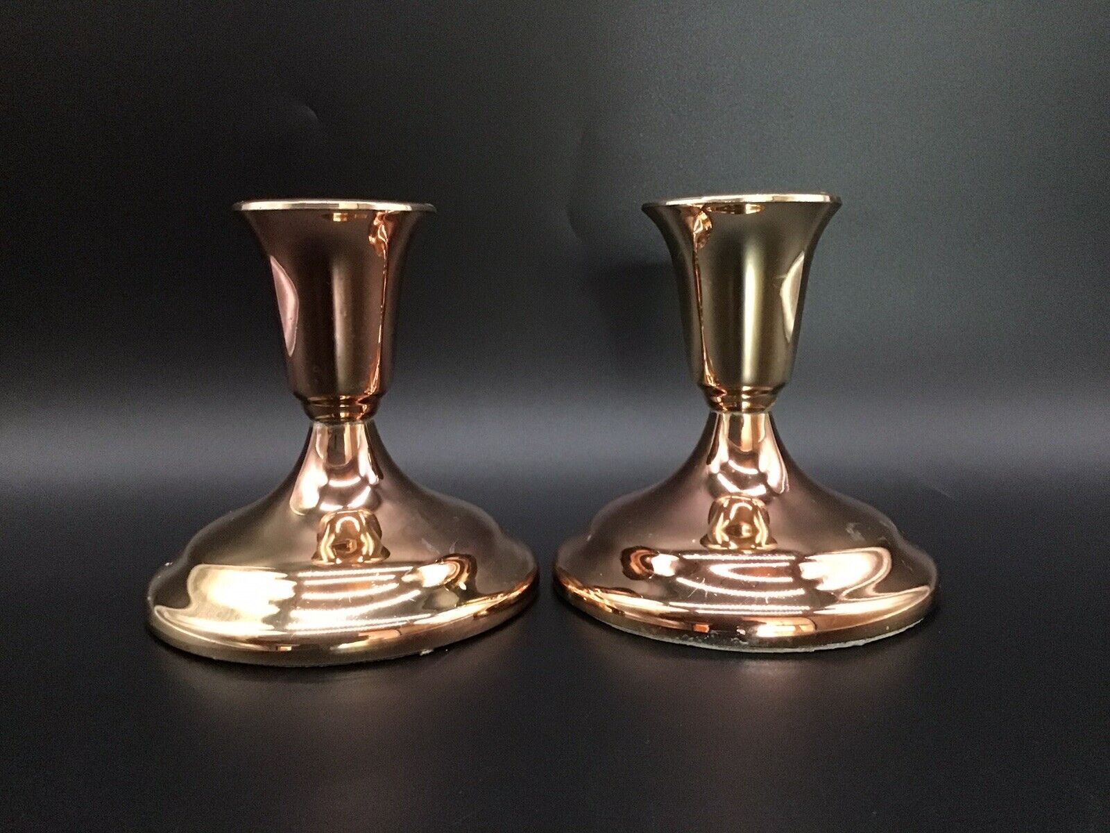 VTG Silver Plate Candlestick Holders Tarnish Resistant Made In Japan