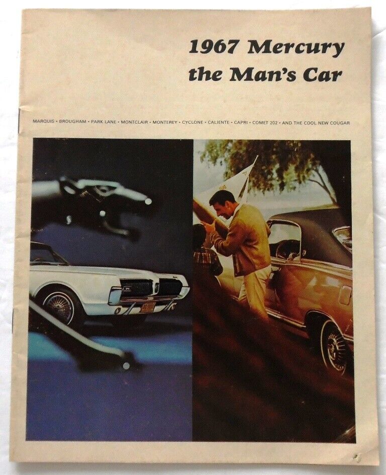 Lot of 6 Vintage Ford & Mercury New Car Brochures