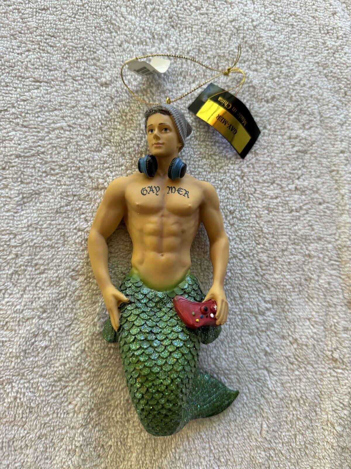 RARE RETIRED December Diamonds Merman GAYMER 2019, WITH BOX AND TAGS