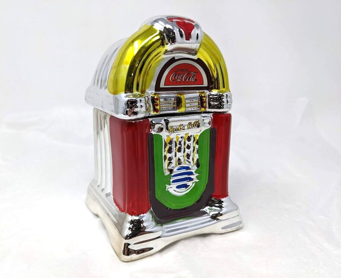 Vintage Coca Cola Rock N Roll Jukebox Salt Pepper Shaker 2002