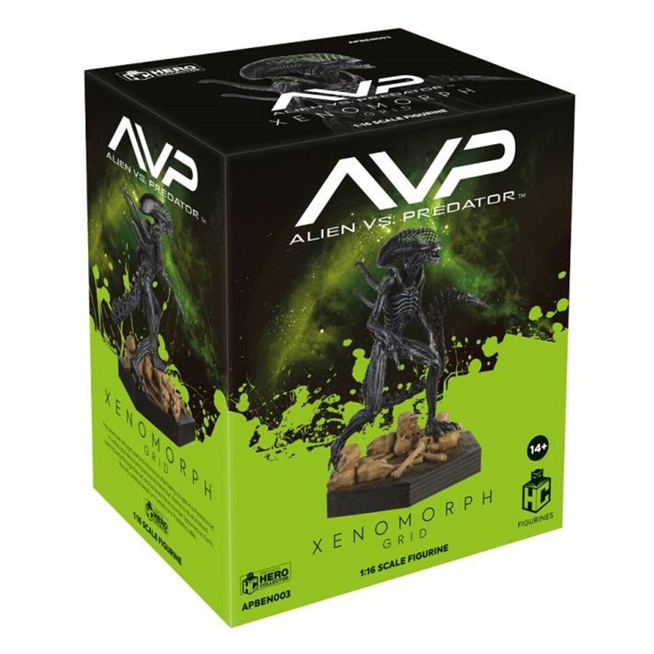 AVP Alien VS Predator Xenomorph Grid 1:16 Scale EagleMoss Figurine New Sealed