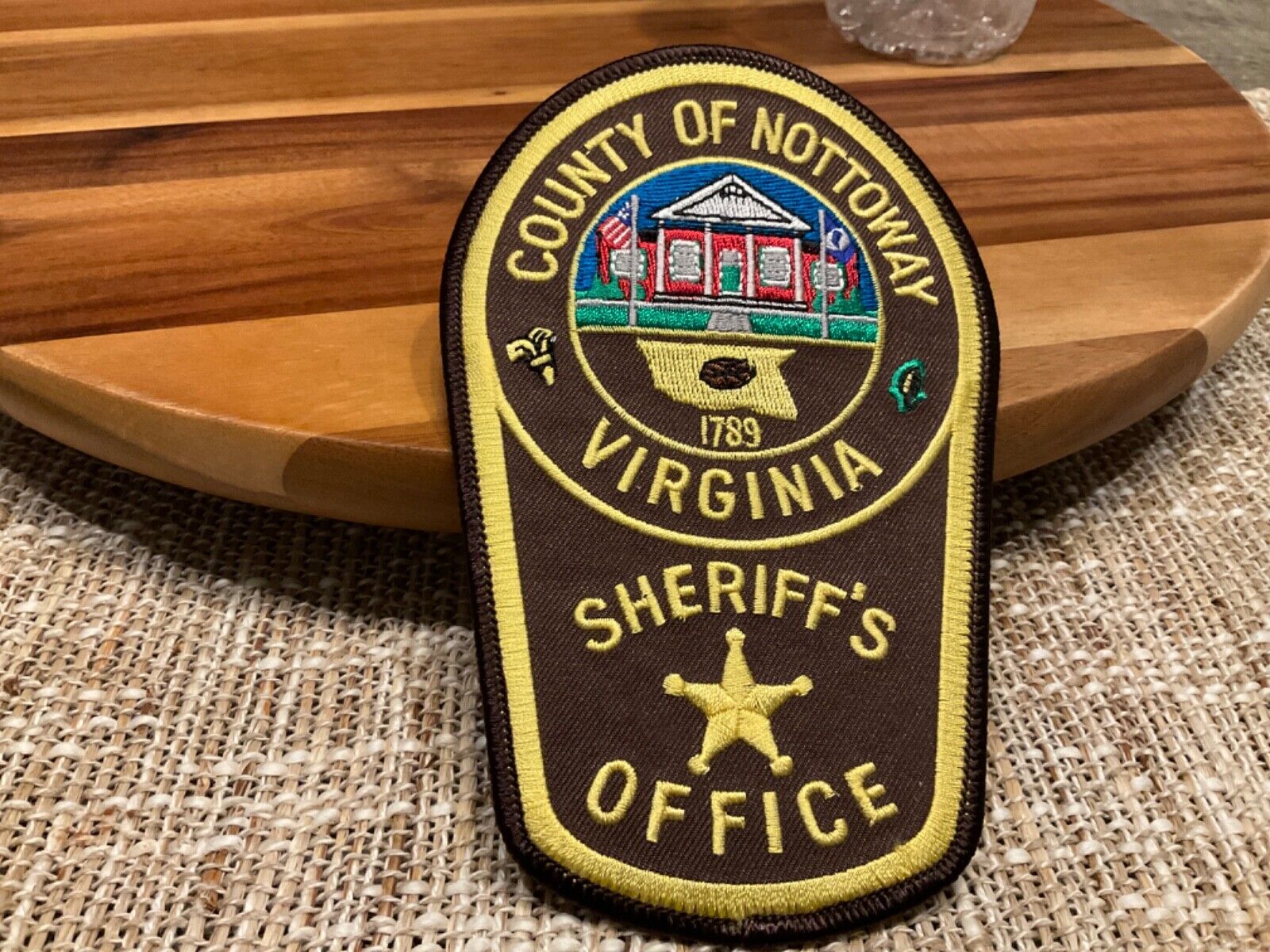 Notoway County Sheriff State Virginia VA Colorful
