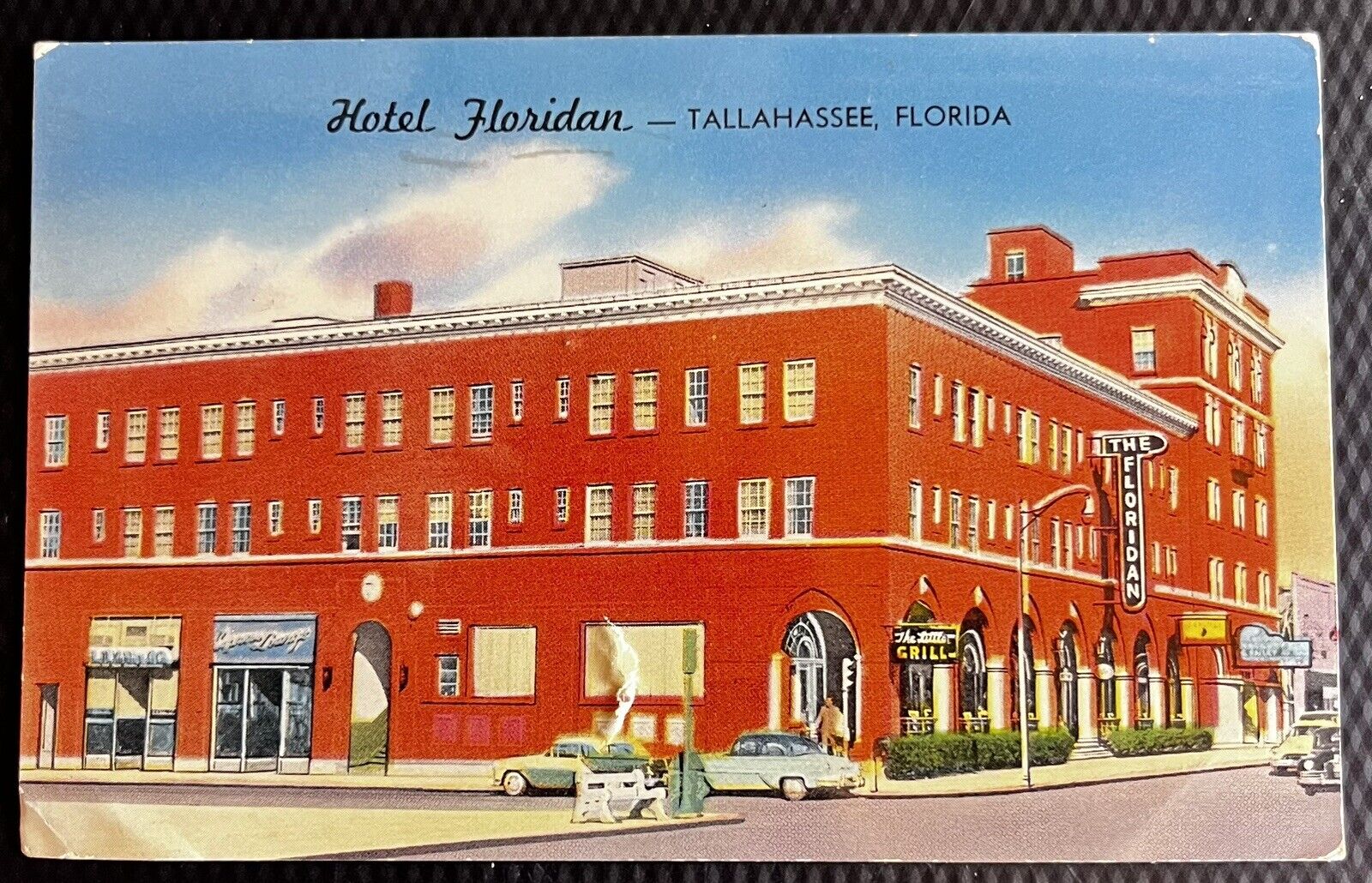 1956 Hotel Floridan, Tallahassee, Florida Vintage Postcard