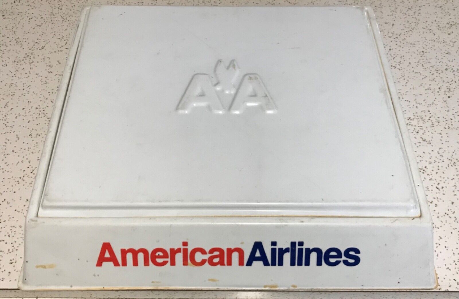 Vtg. American Airlines AA Bin/Tray White Cards