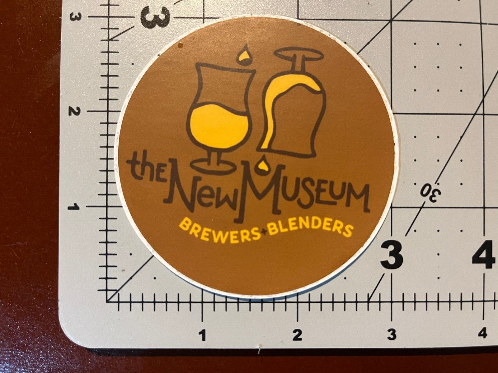 NEW MUSEUM Brewers & Blenders californi STICKER decal craft beer brewery brewing