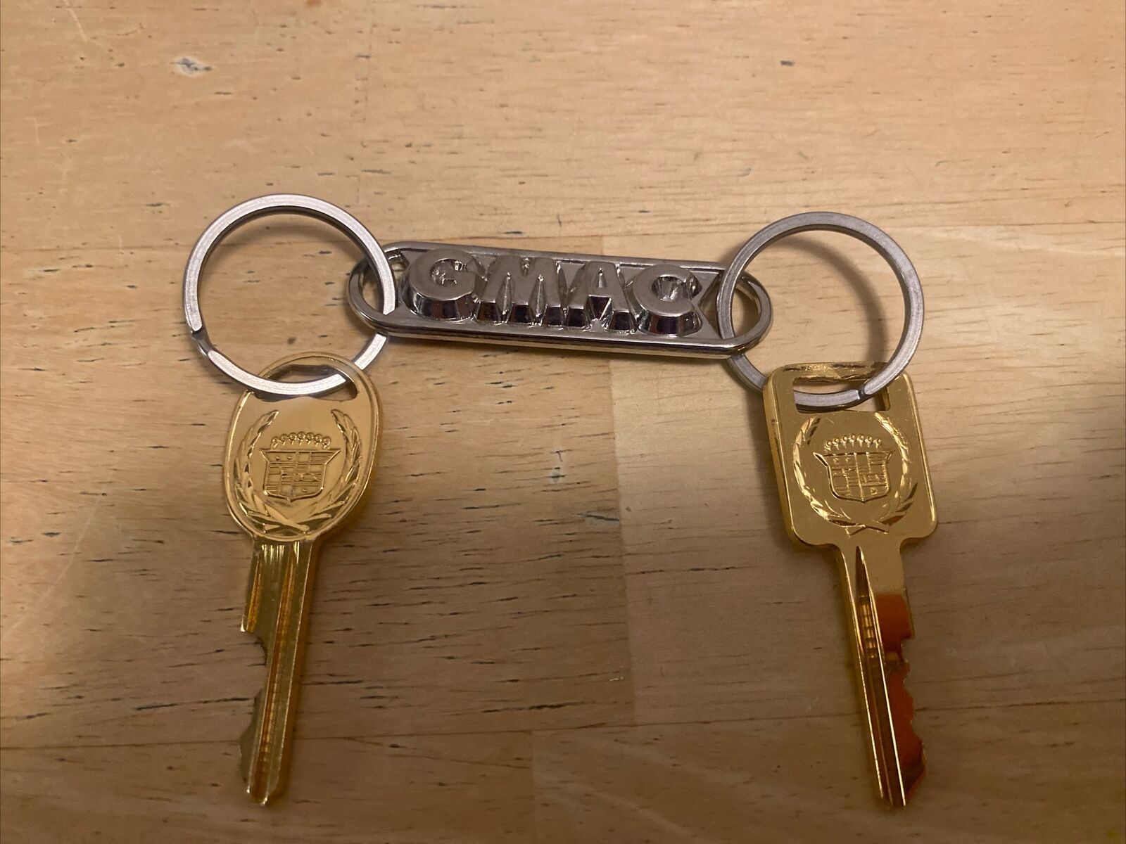 Cadillac Gold plated Vintage Keys