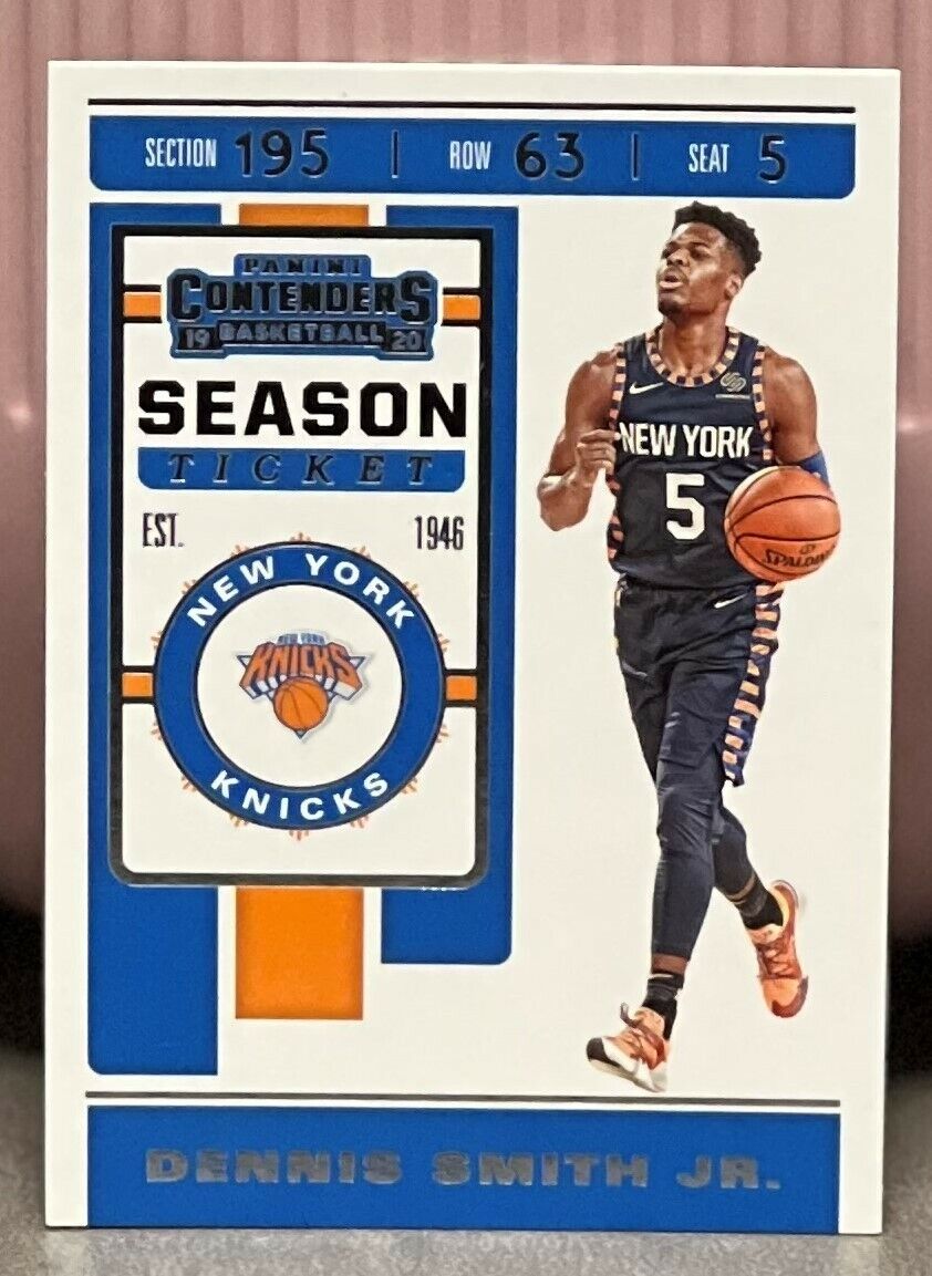 2019-20 Panini Contenders Season Ticket - Dennis Smith Jr. #27 Knicks