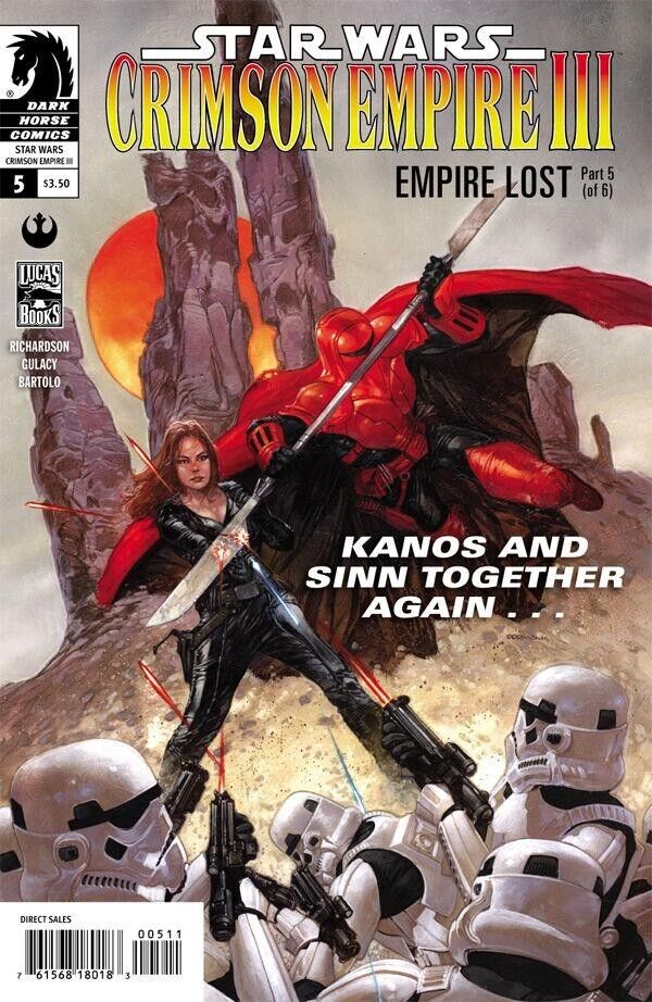 Star Wars: Crimson Empire III - Empire Lost #5 (Dark Horse Comics, 2011) NM