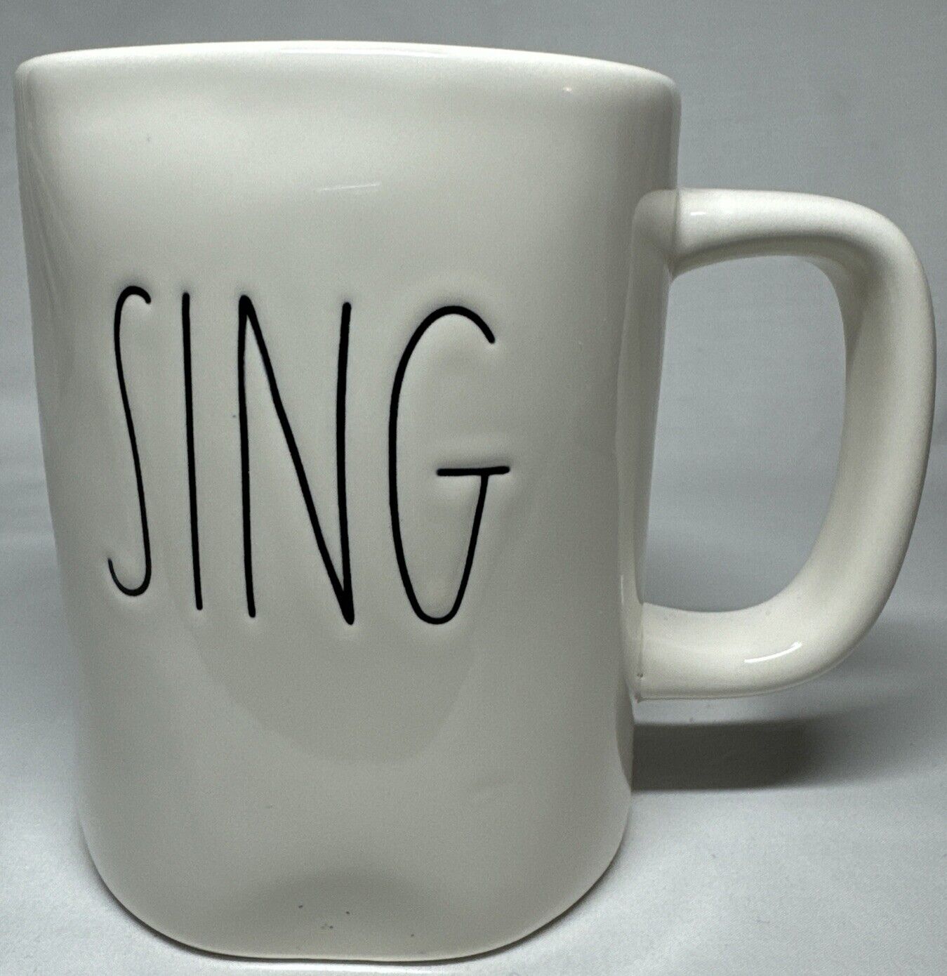 Rae Dunn Sing Mug Cup Artisan Collection By Magenta Coffee Tea 16 Oz