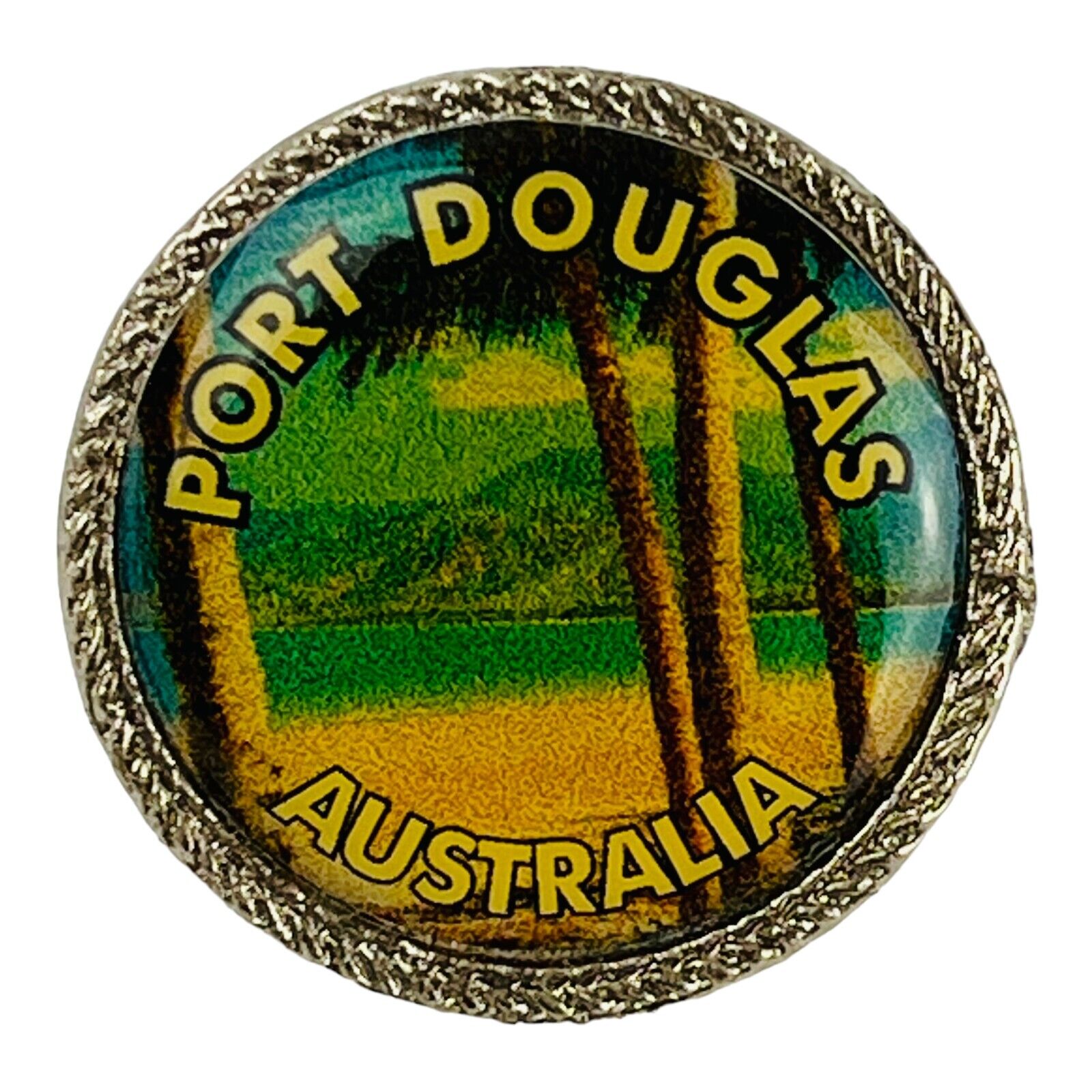 Vintage Port Douglas Australia Lapel Hat Pin Travel Souvenir Gift