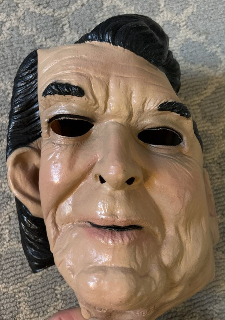 Ronald Reagan 1980 Cesar 80 Latex/Vinyl Halloween Mask