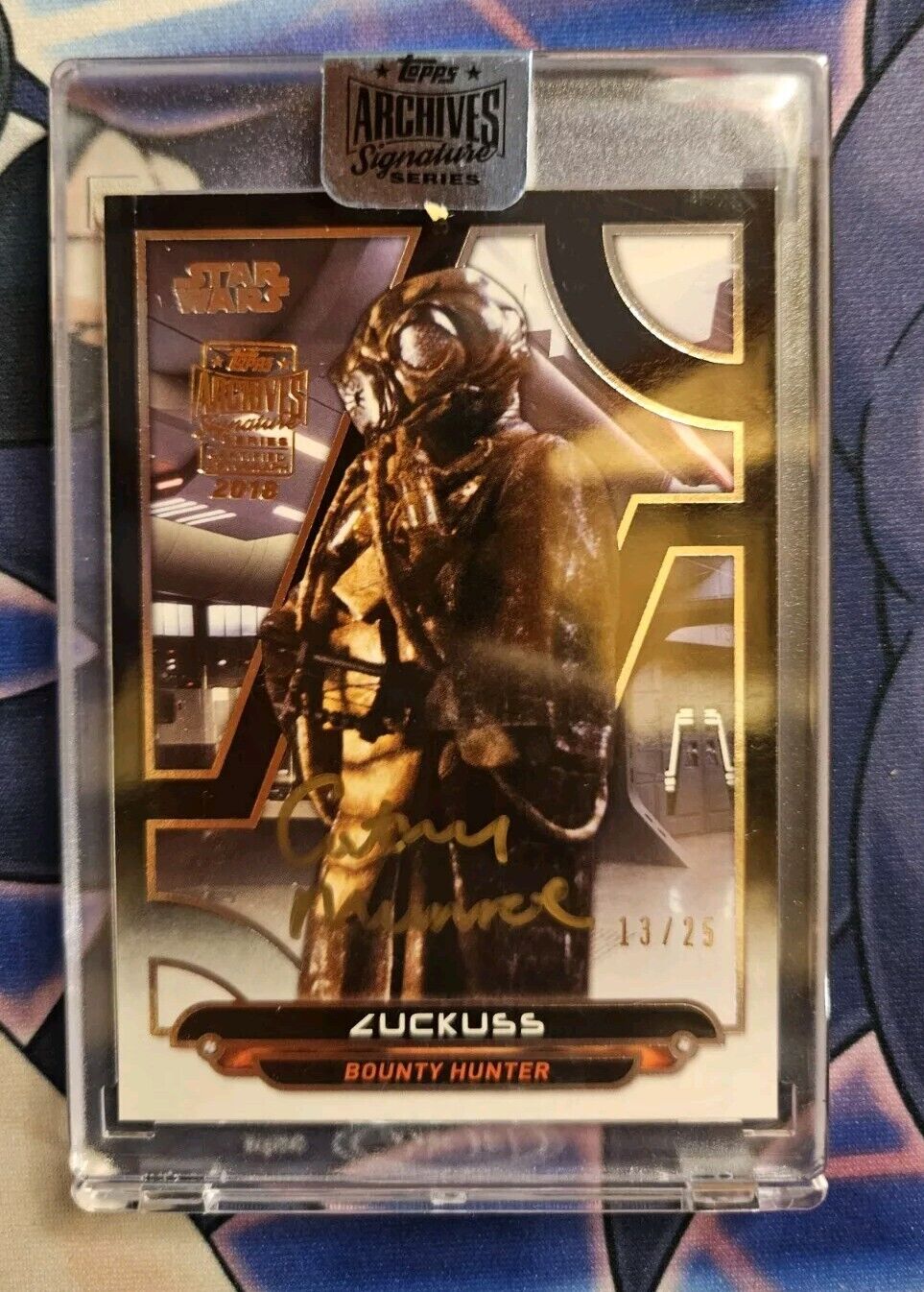 2018 Archives Signature Star Wars Topps Autograph Cathy Munroe Zuckuss #13/25 🔥