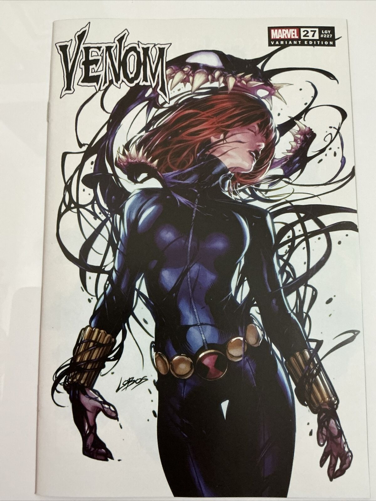 Venom #27 2024 9.4 NM Marvel Black Widow Venomized Lobos Exclusive Variant 2023