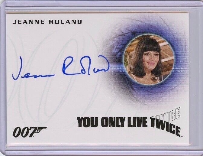 2016 James Bond Archives Spectre Edition A292 JEANNE ROLAND Autograph 