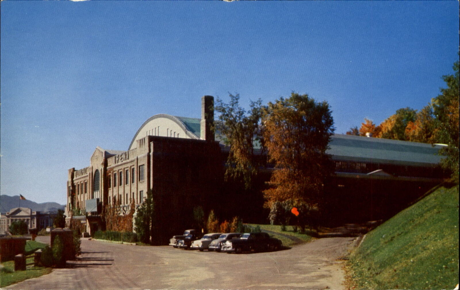 Lake Placid Olympic Arena Central High School Mt. Marcy New York ~ 1950s