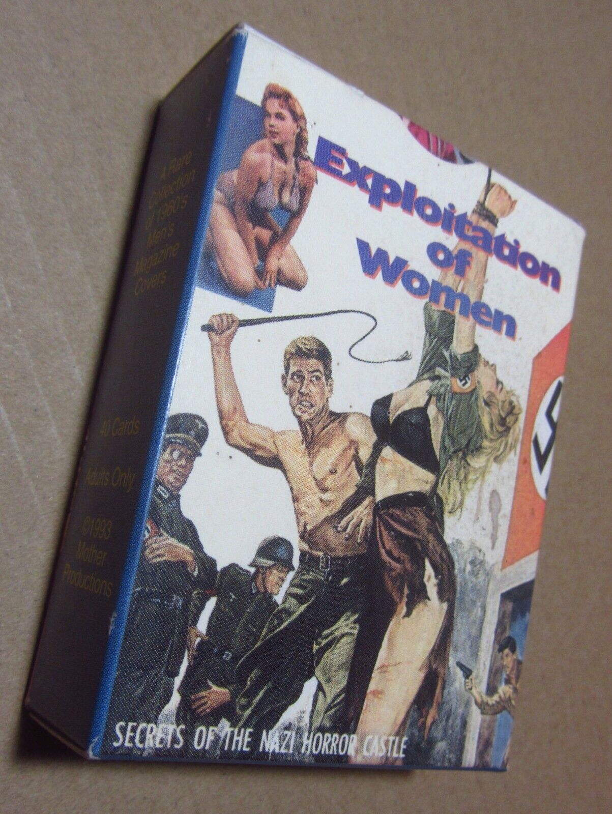 1960s MAGAZINE COVERS Exploitation of Women card set...Bondage covers etc.