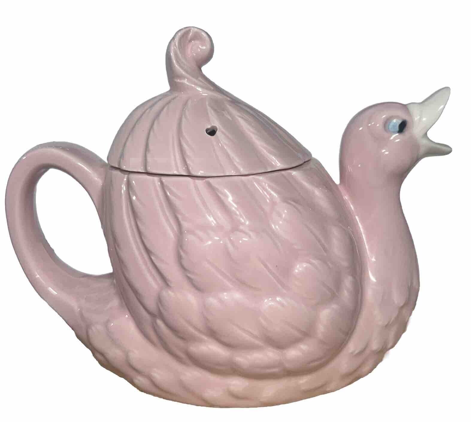 Vintage Japan Swan Teapot 6\