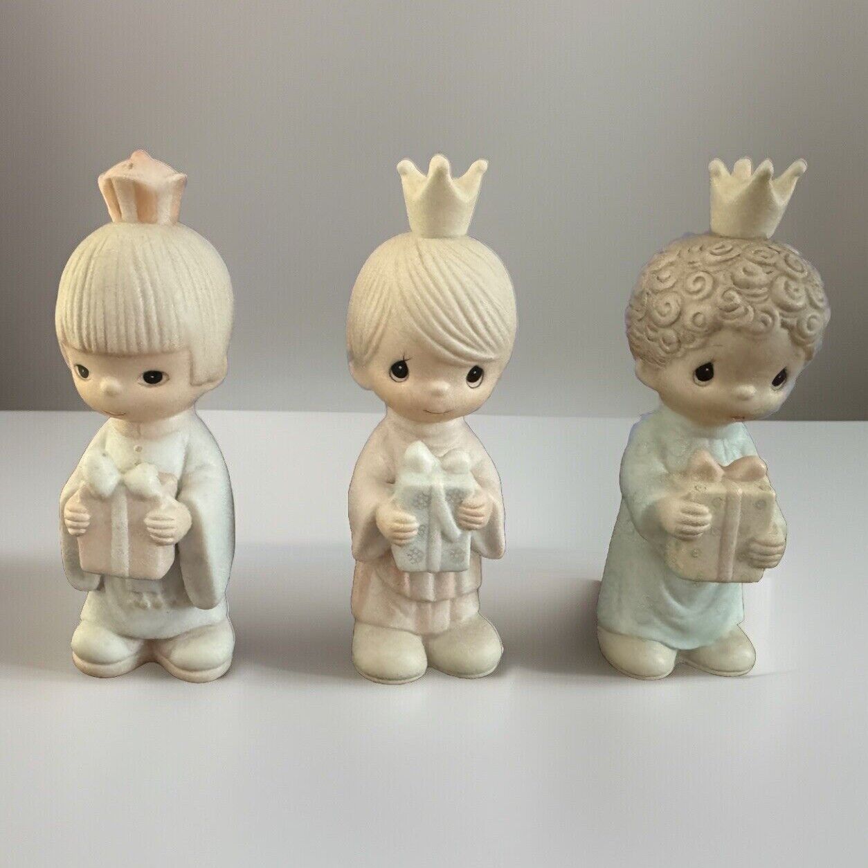 Precious Moments  “Wee Three Kings” 5” Nativity Figurines 1981 (No Box)