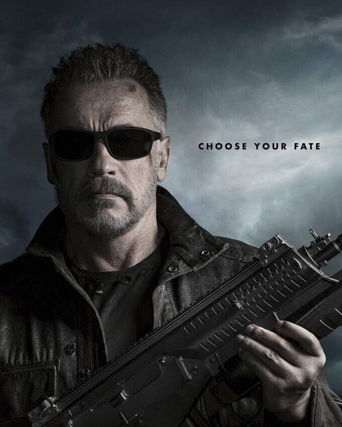 Arnold Schwarzenegger Terminator: Dark Fate movie poster 24x36 inch Poster