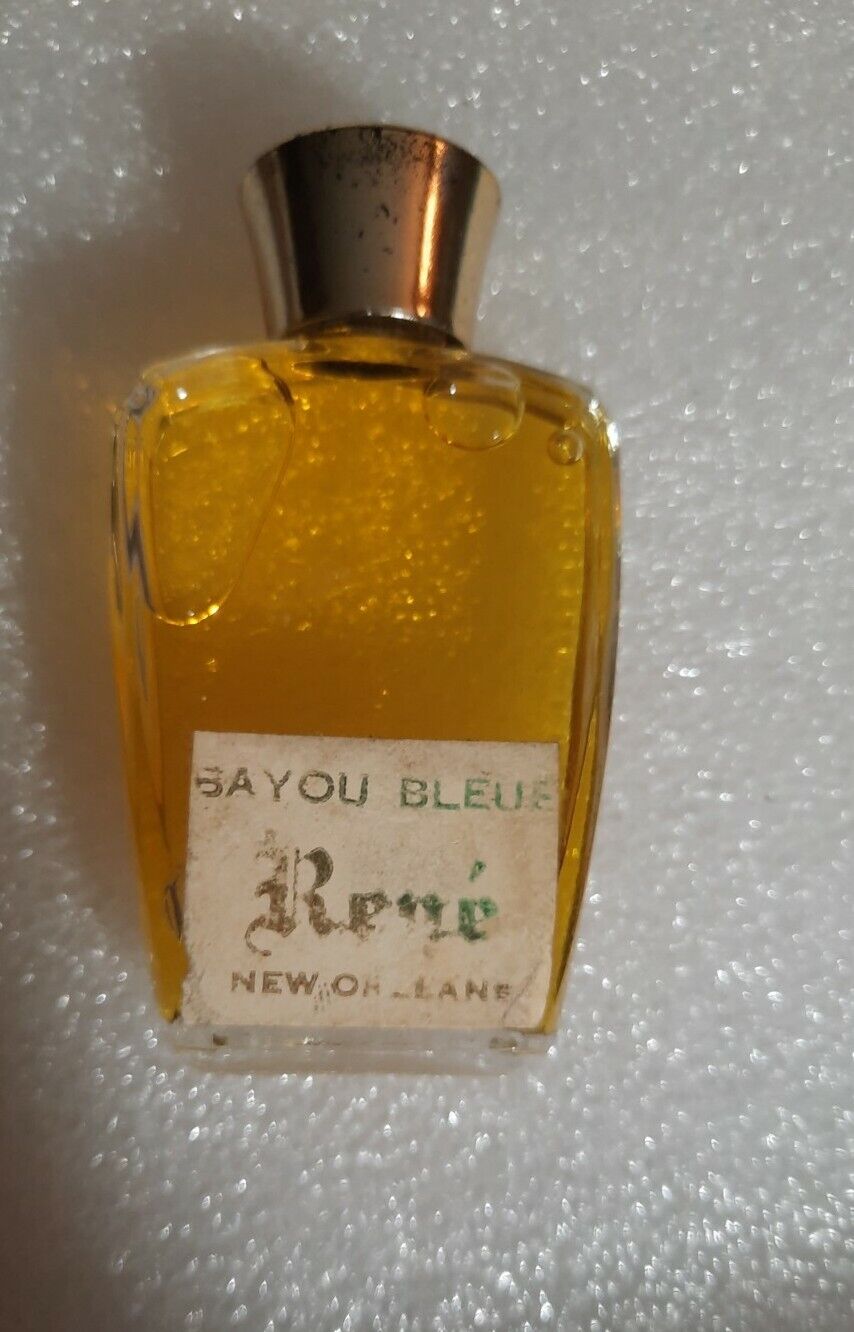 Vintage Discontinued RENE Bayou Bleu, New Orleans Perfume (Full)