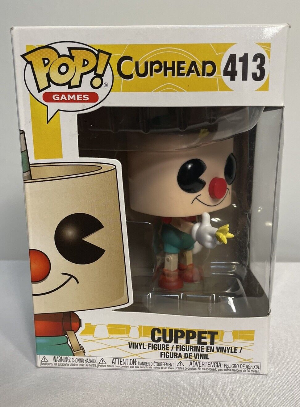 Funko Pop Vinyl: Cuphead - Cuppet #413 New In Box