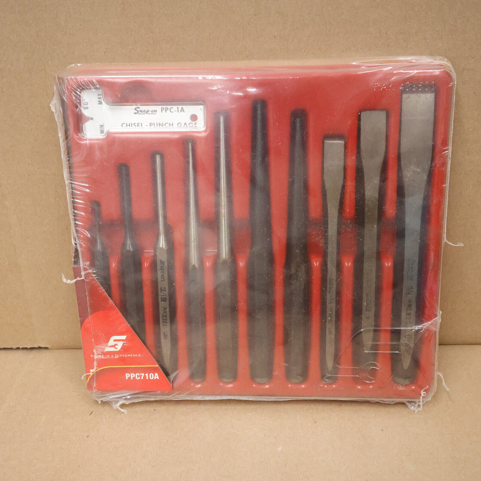 NOS Sealed Snap On PPC710A Chisel and Punch Set Mechanics Tool Set