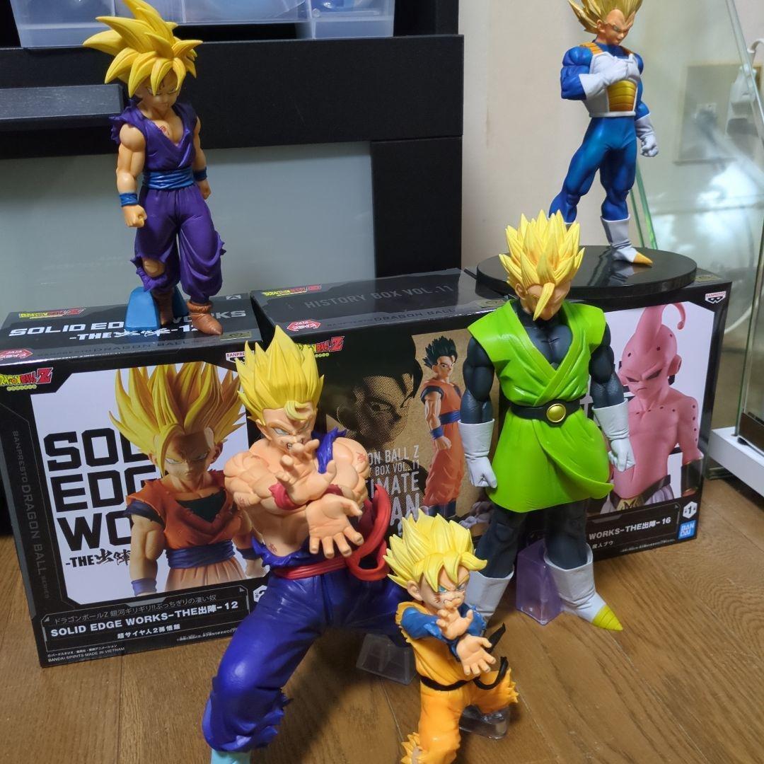 Dragon Ball Figure Ichiban Kuji Prize Super Saiyan Vegeta Gohan Bandai Rare Lot