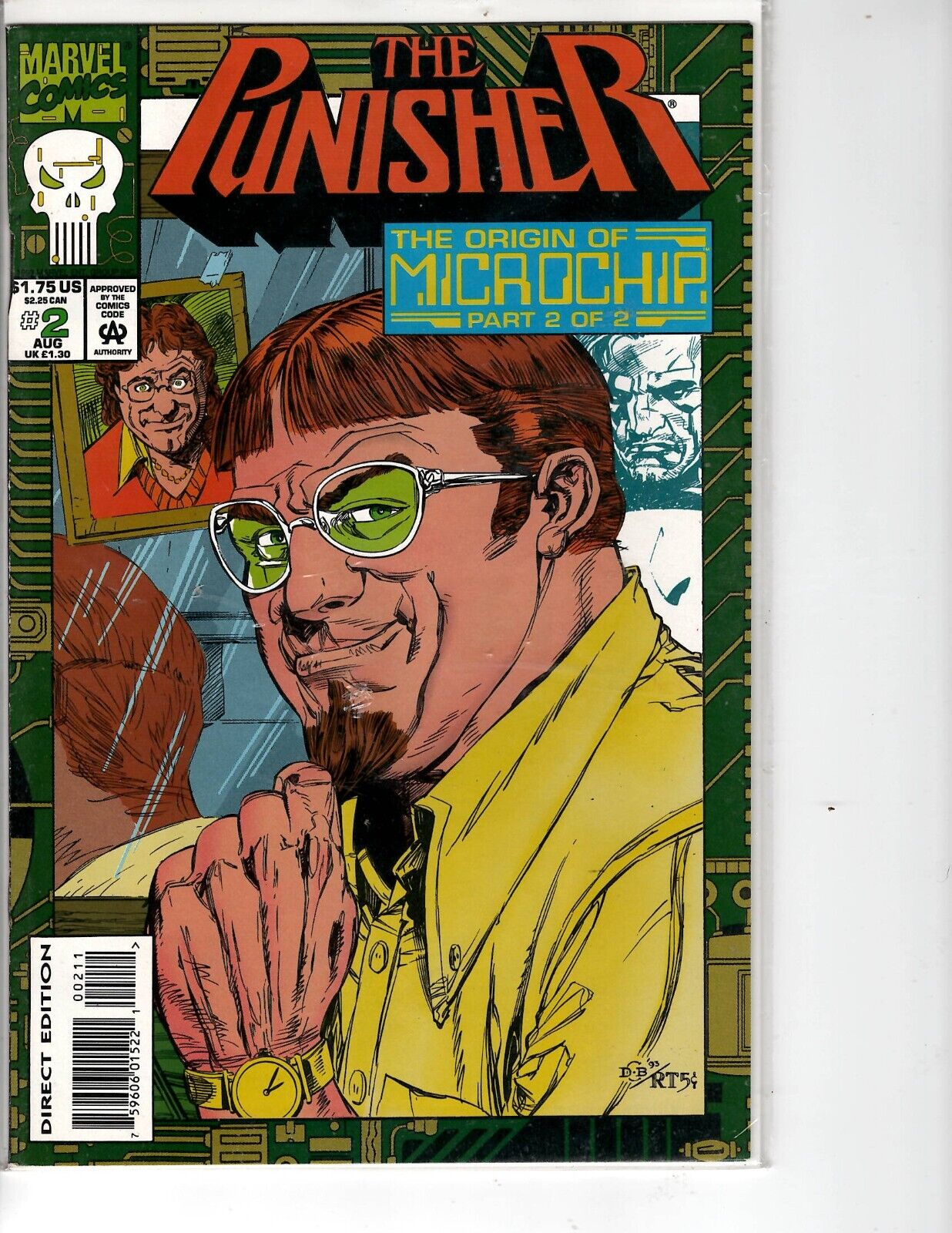 The Punisher: The Origin of Microchip Vol. 1 : Issue (2) - NM