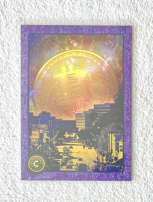 BITCOIN PURPLE PARALLEL 2023 CARDSMITHS CURRENCY SERIES 2 CURRENCY CRED