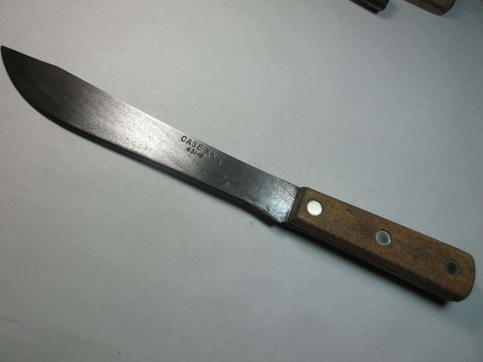 Vintage Case XX 431-8 Carbon Steel  Butcher Slicing Kitchen Knife