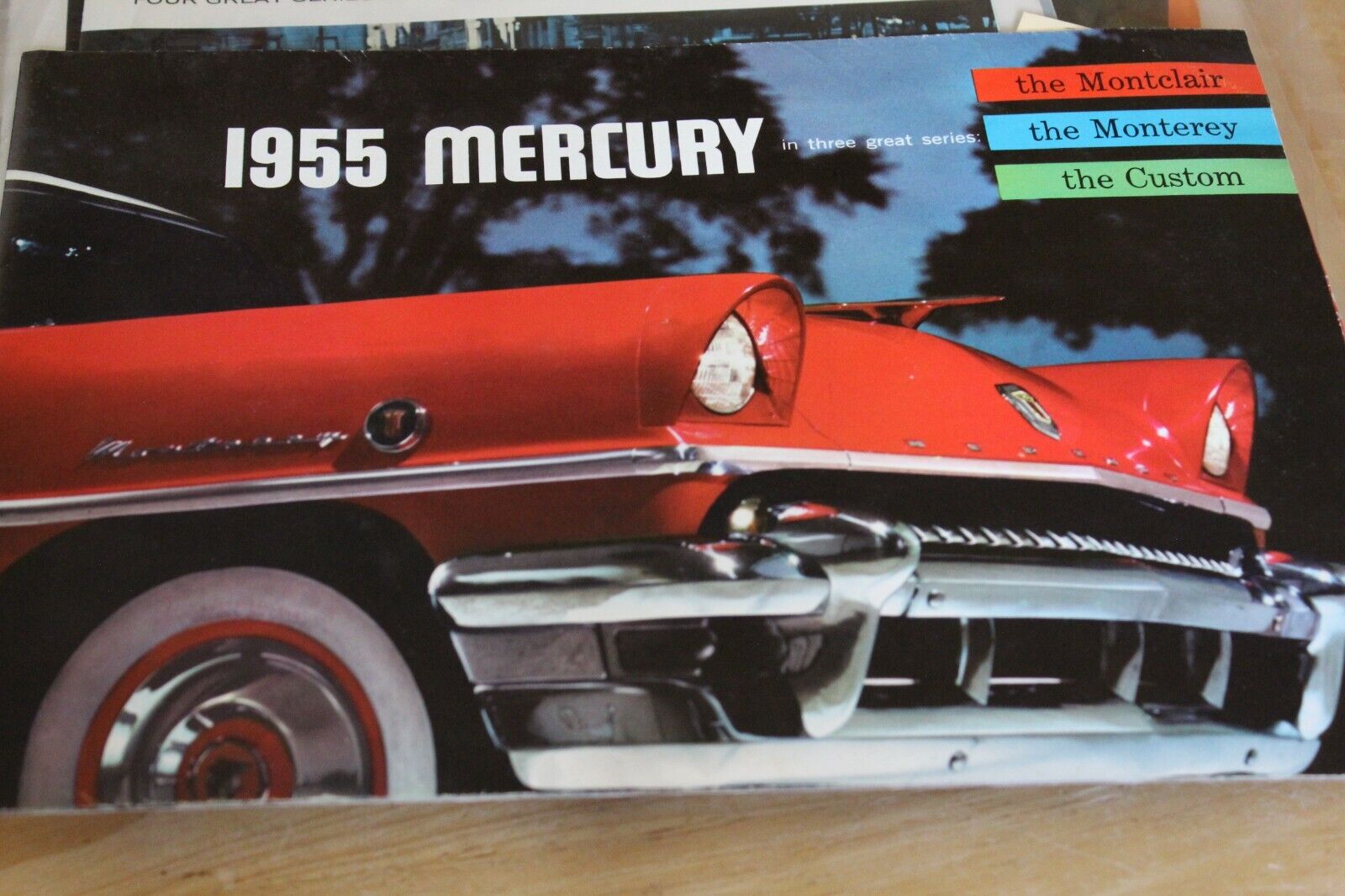 1955 Mercury Color Dealer Sales Brochure