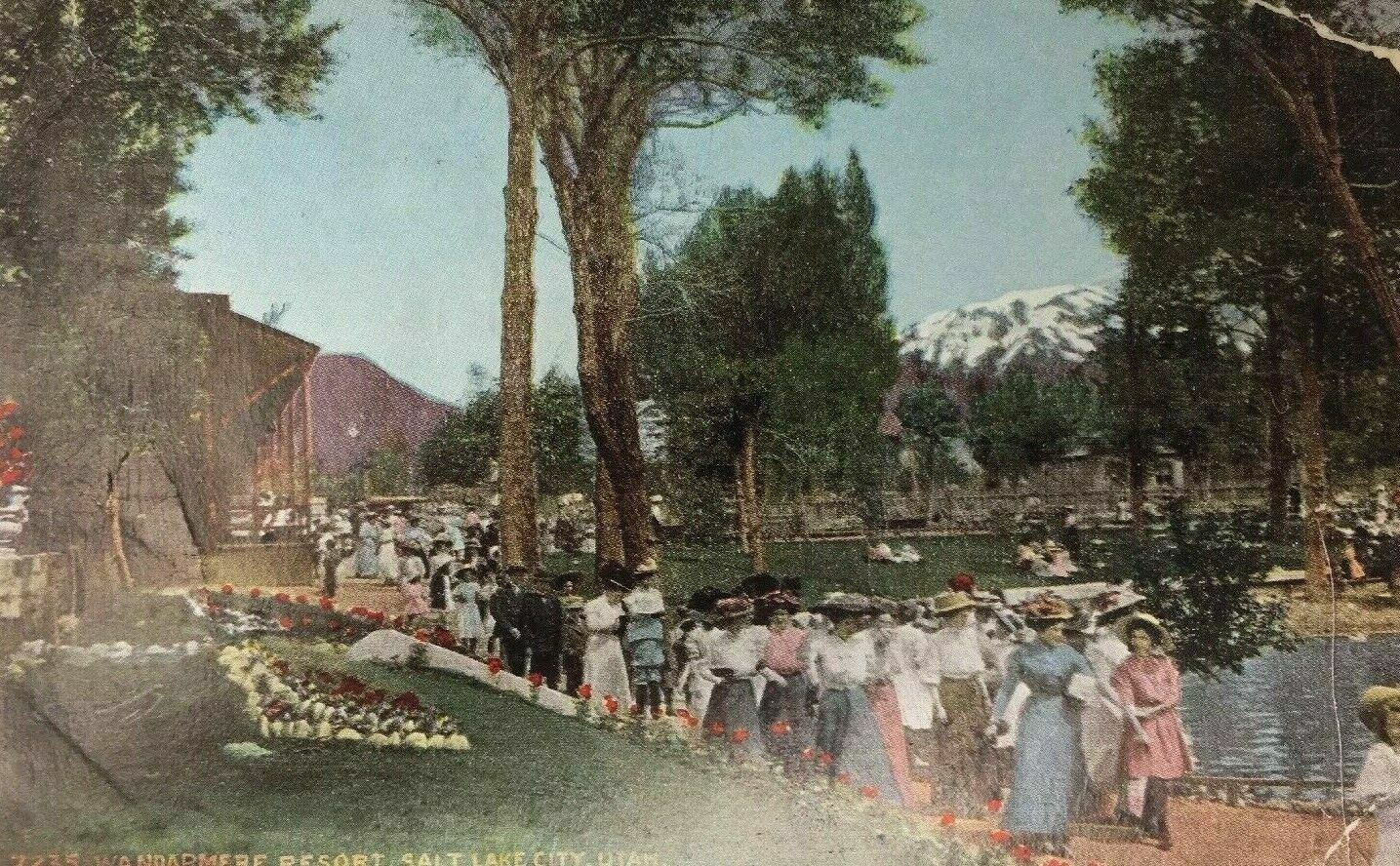 c. 1912 Wandarmere Resort Postcard Salt Lake City UT