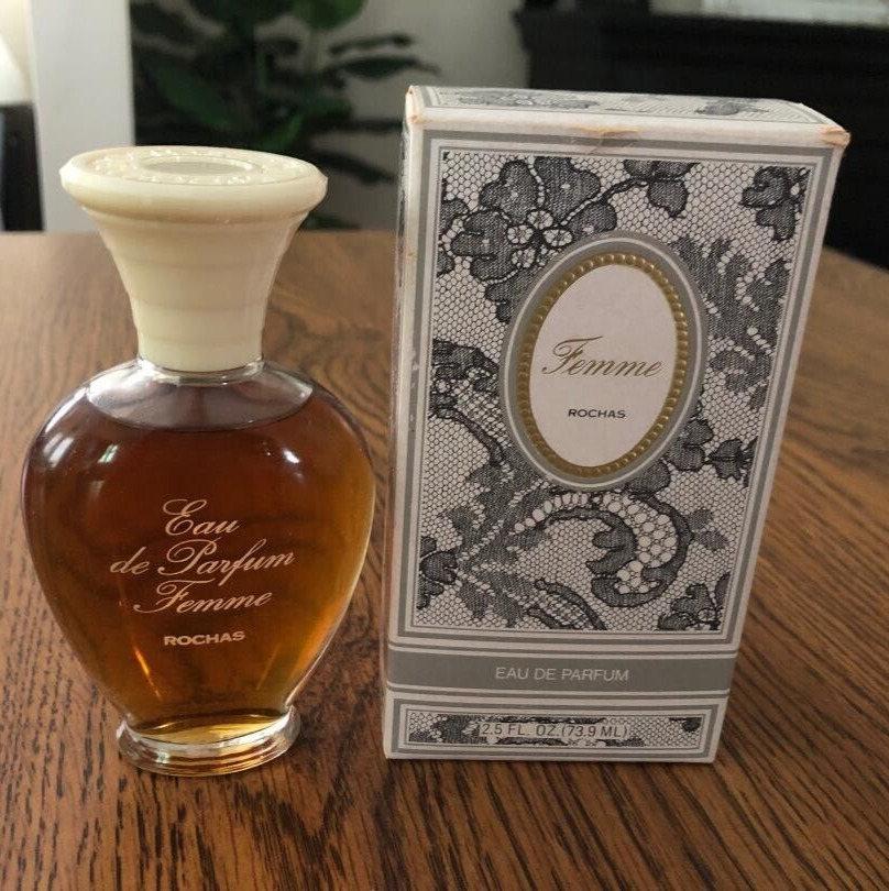 Marcel Rochas FEMME Eau De Parfum Perfume  SPLASH 2.5 oz Bottle New with Box