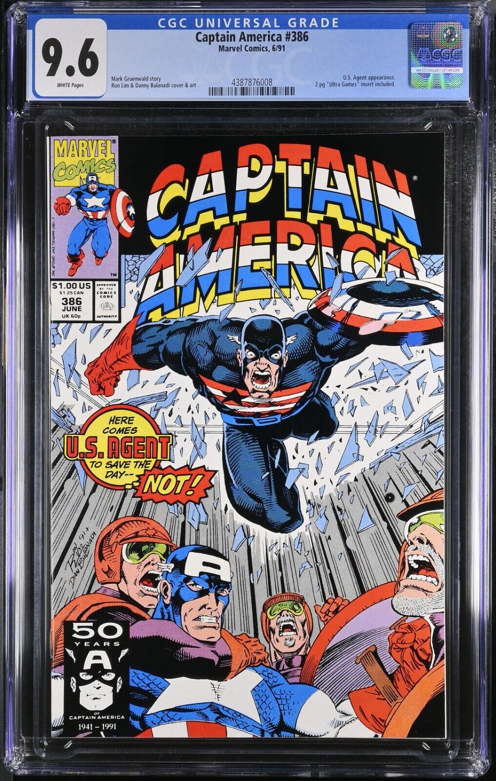 Captain America #386 CGC 9.6