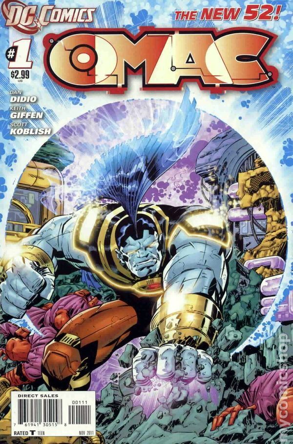 OMAC 1A GIFFEN 1st Printing FN 2011 Stock Image