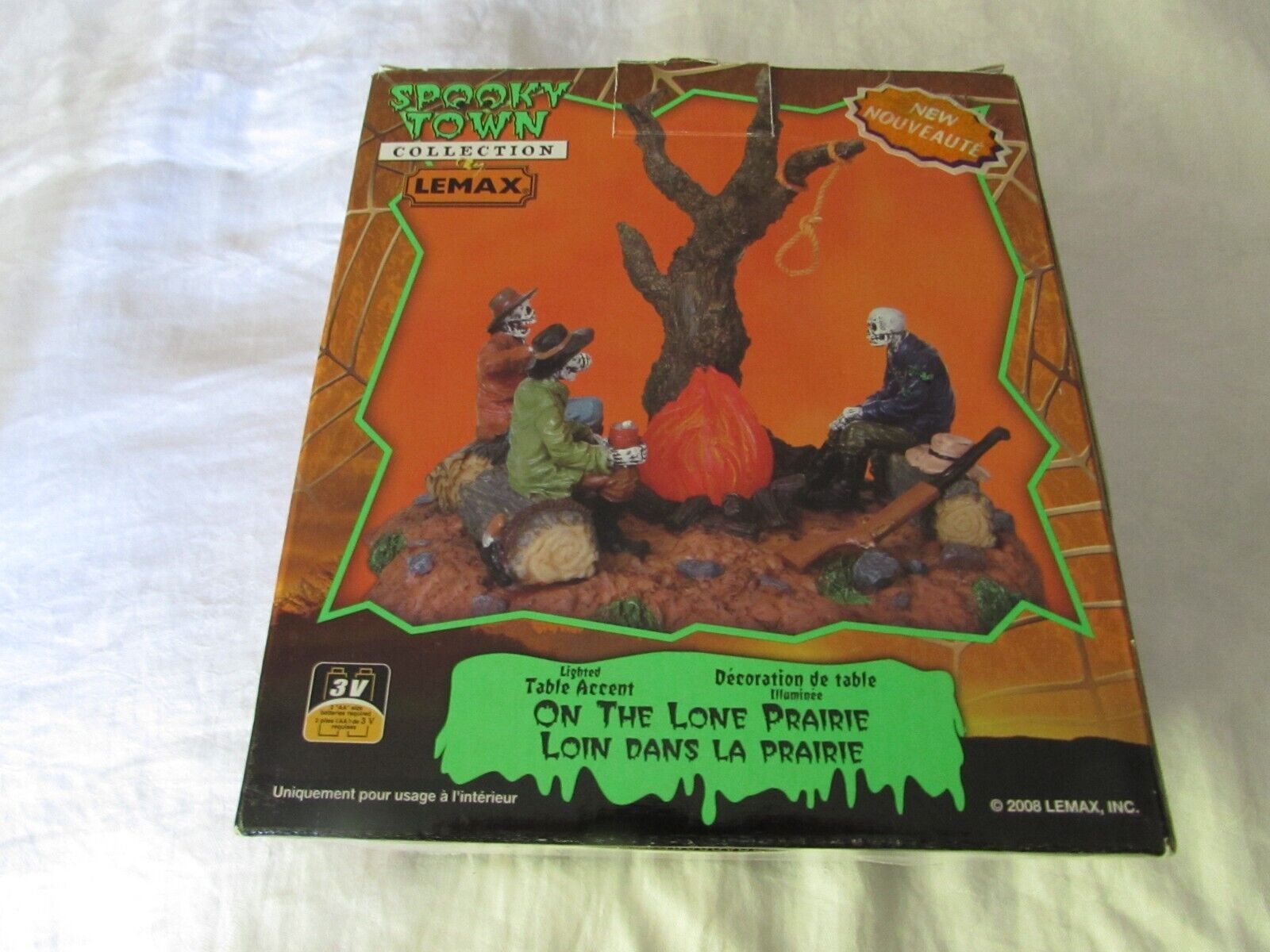LEMAX On The Lone Prairie Spooky Town Collection HALLOWEEN FIGURINE 84747 UNUSED