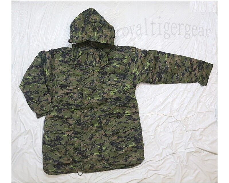 Canadian Canada Army CADPAT Digital Woodland Camouflage Jacket Hood Parka Liner