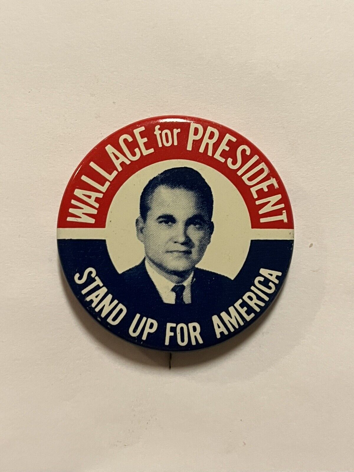 1968 George Wallace For President Stand Up for America Campaign Buttons