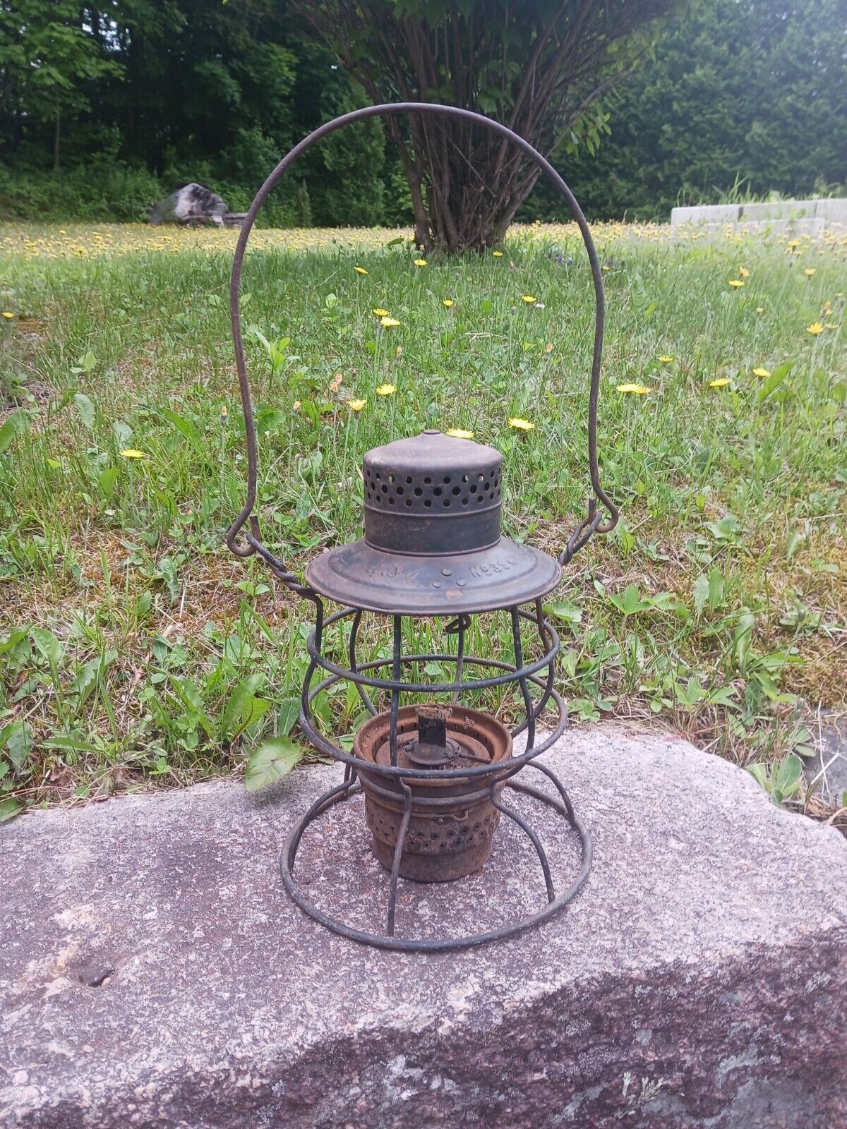 Vintage Rayo N0. 39 WB Railroad Kerosene Lantern