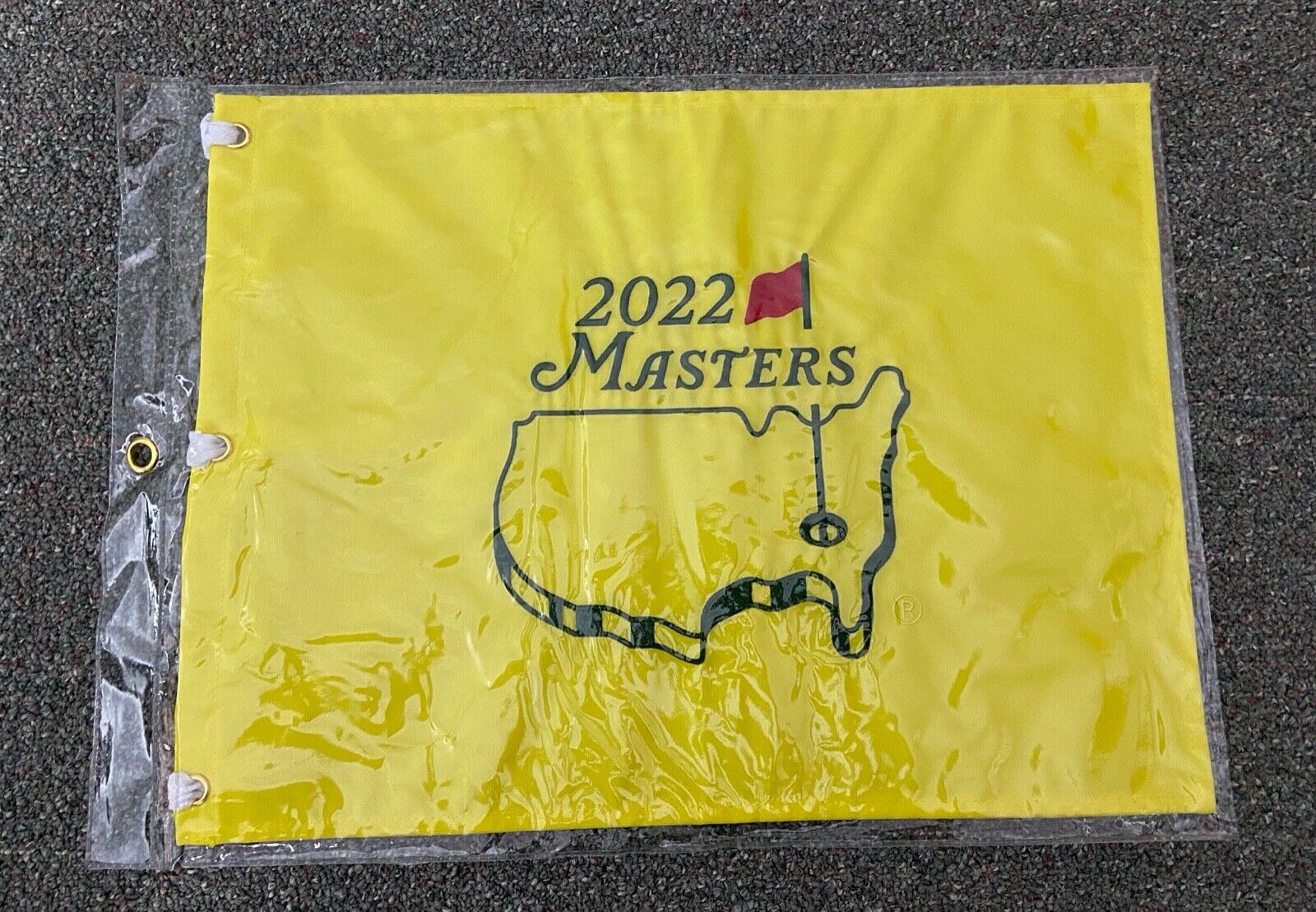 2022 MASTERS EMBROIDERED GOLF PIN FLAG AUGUSTA NATIONAL GOLF CLUB TIGER WOODS 