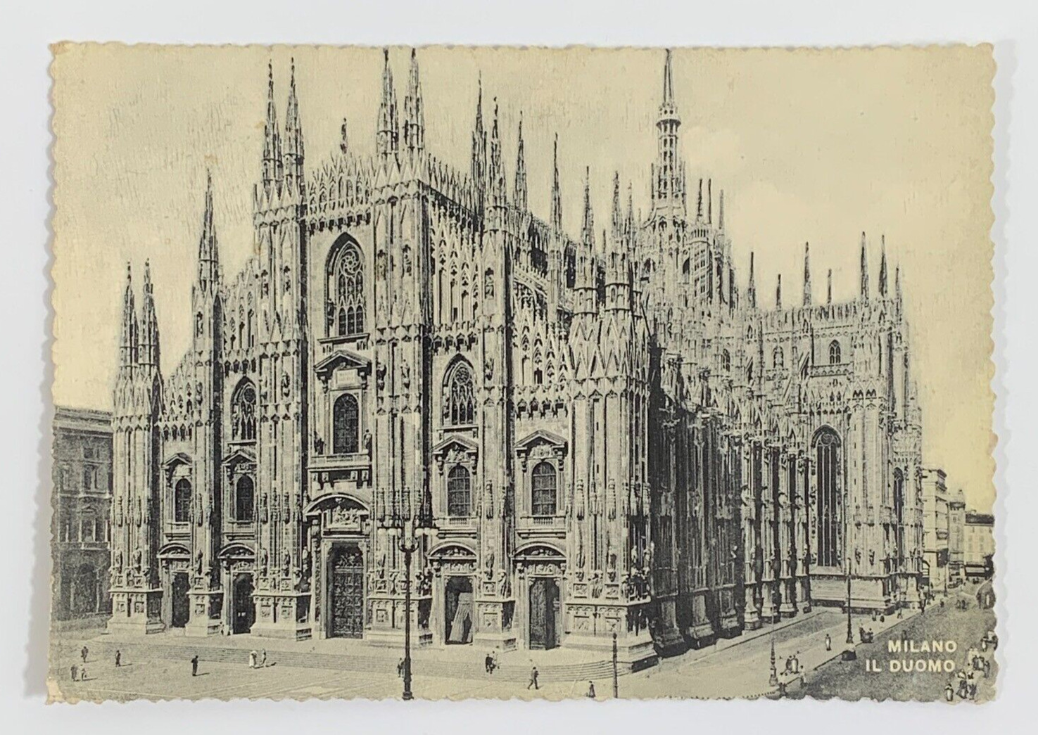 Il Duomo Milan Italy Postcard The Cathedral Posted 1954 Vintage