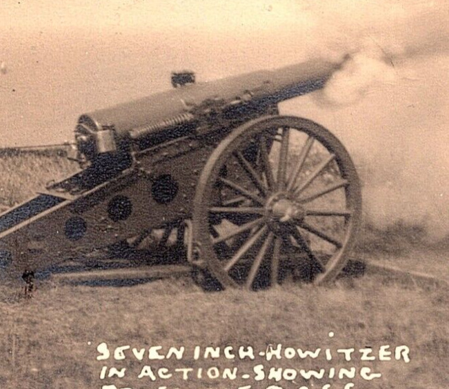 WW1 RPPC Cannon 7\