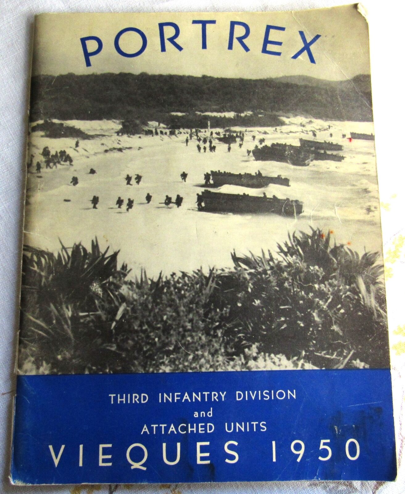 PORTREX 3rd Infantry Division Attached Units Vieques 1950 Puerto Rico Photo Book