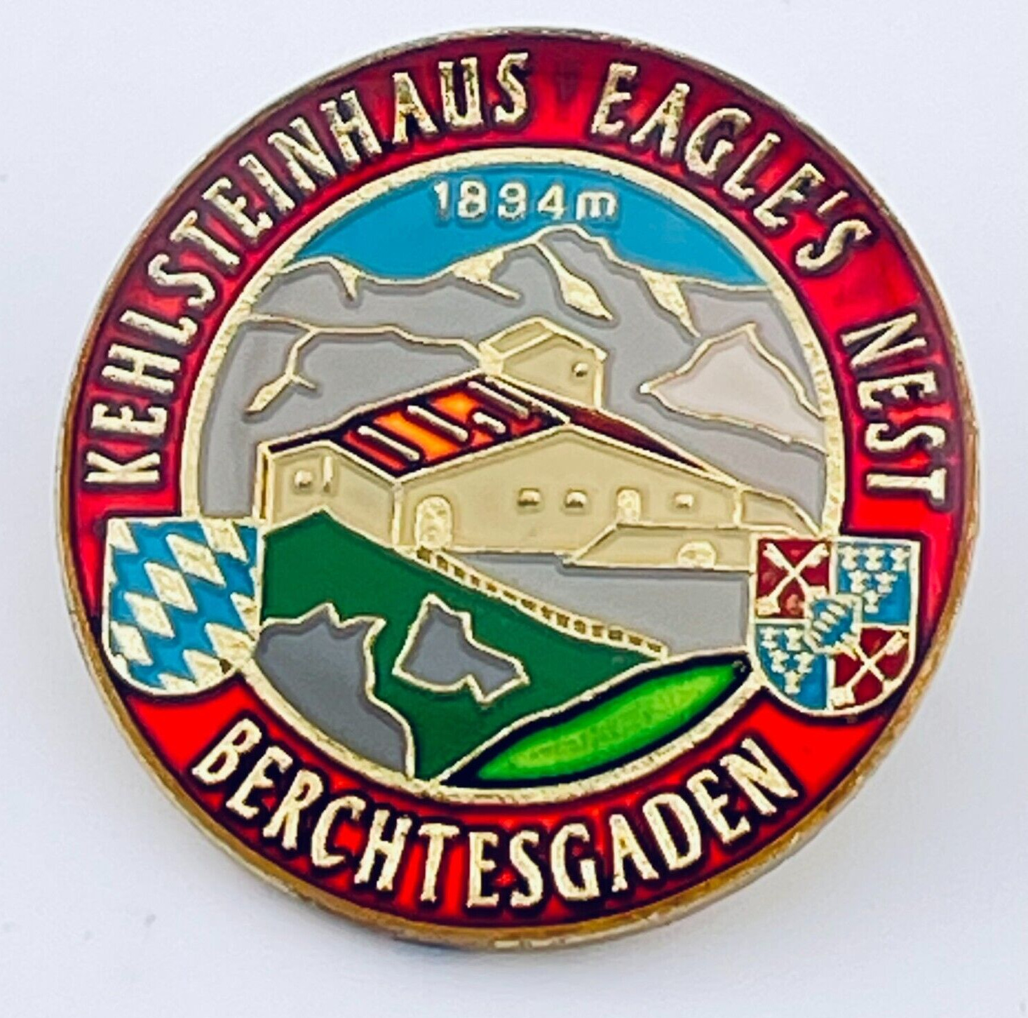 Vintage Kehlsteinhaus Eagles Nest Berchtesgaden Lapel Pin