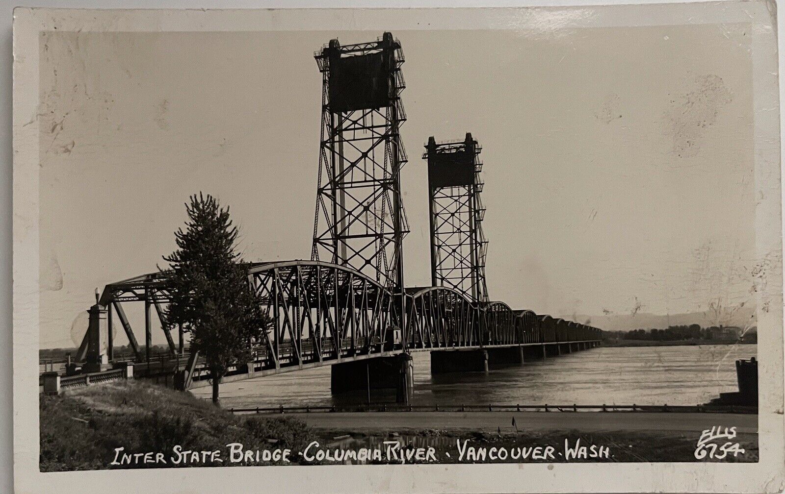 Vancouver Washington Inter State Bridge RPPC Columbia River
