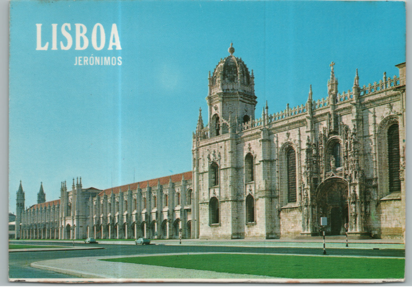 Vintage Postcard Jeronimo\'s Monastery Lisbon Portugal Exterior