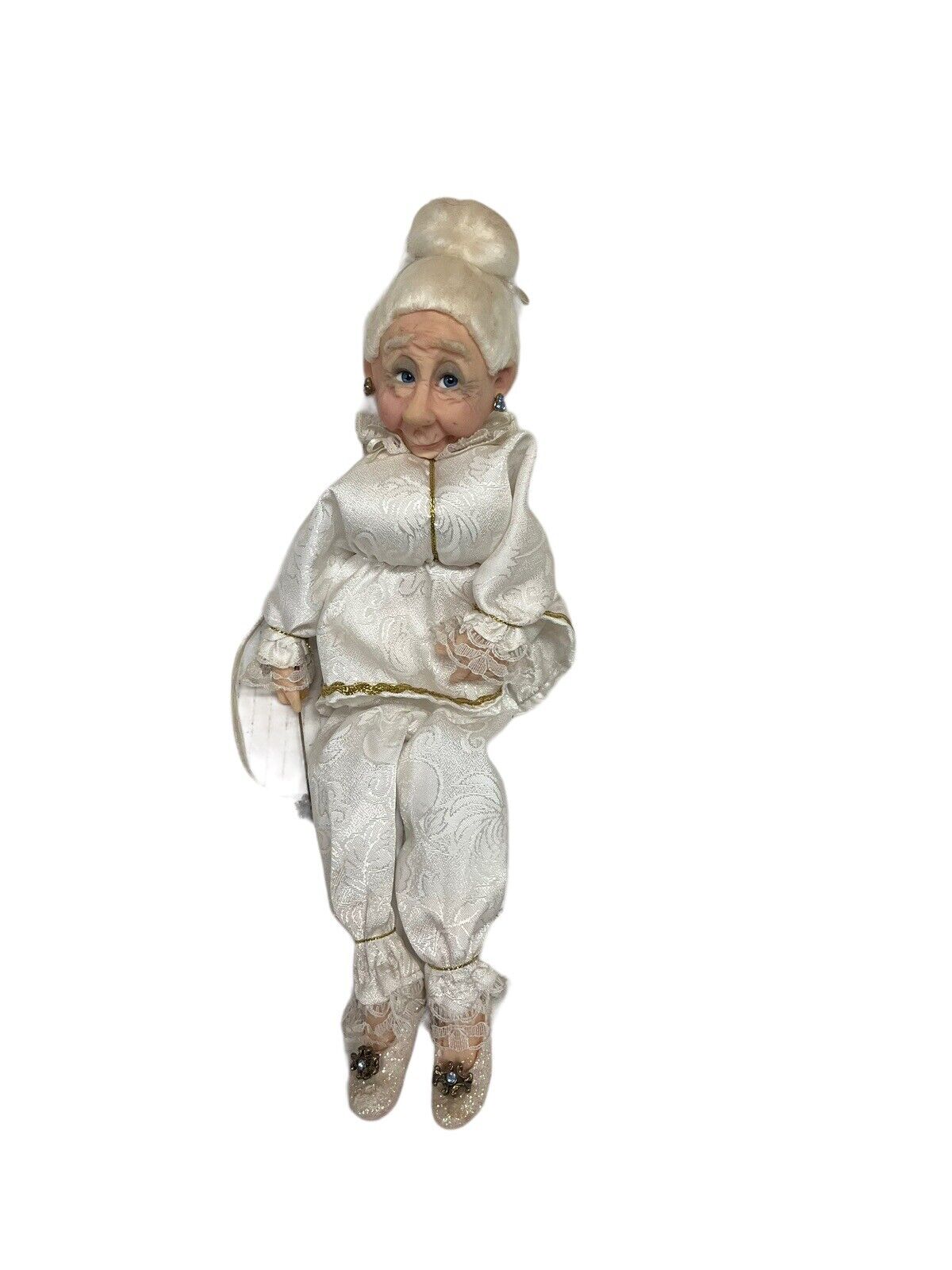 JKC Jacqueline Kent Collection 2002 Grandmother Granny Grandma Doll White Hair