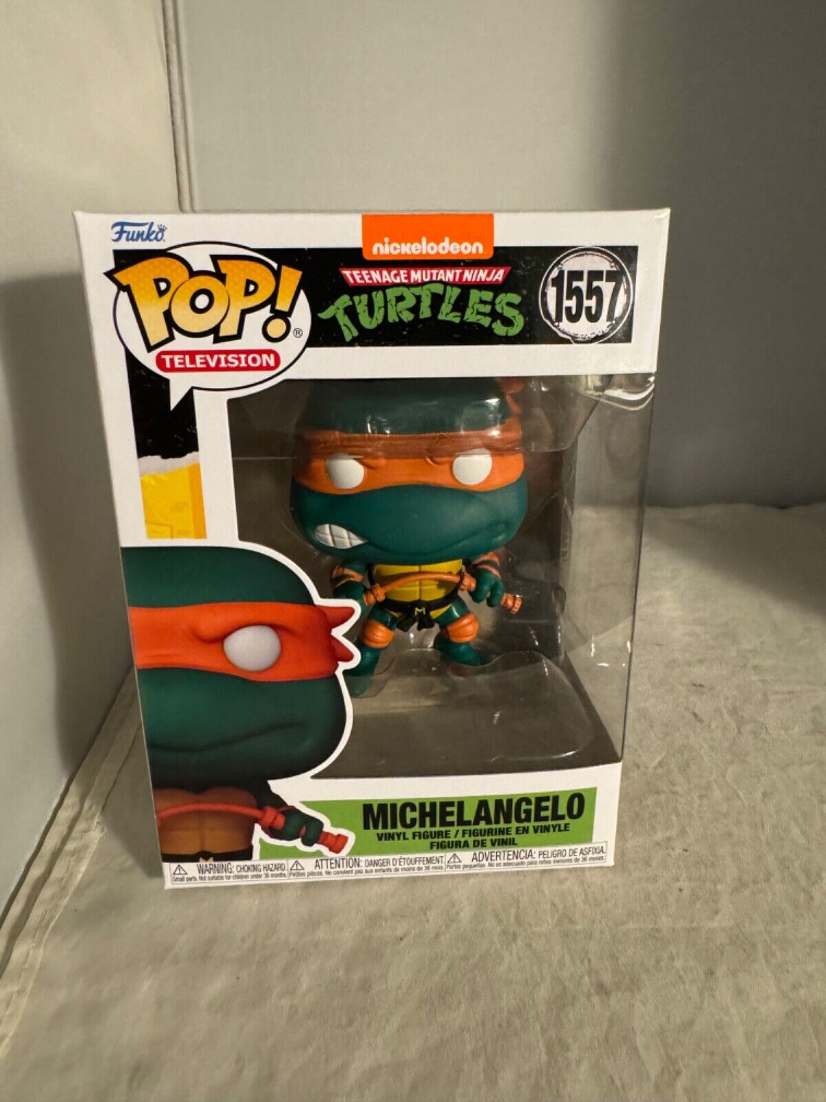 2024 Funko Pop Television Nickelodeon TMNT Michelangelo Vinyl Figure #1557
